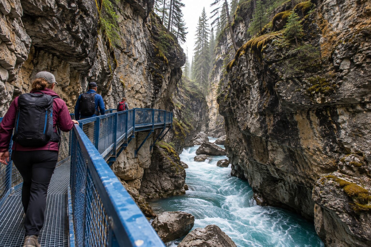 A second view of Johnston Canyon